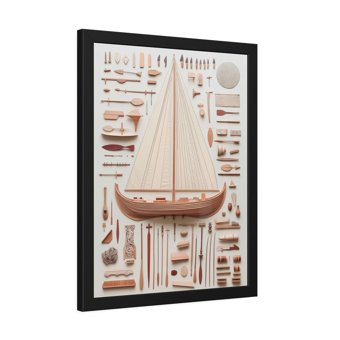 Viking Boat Framed Poster US