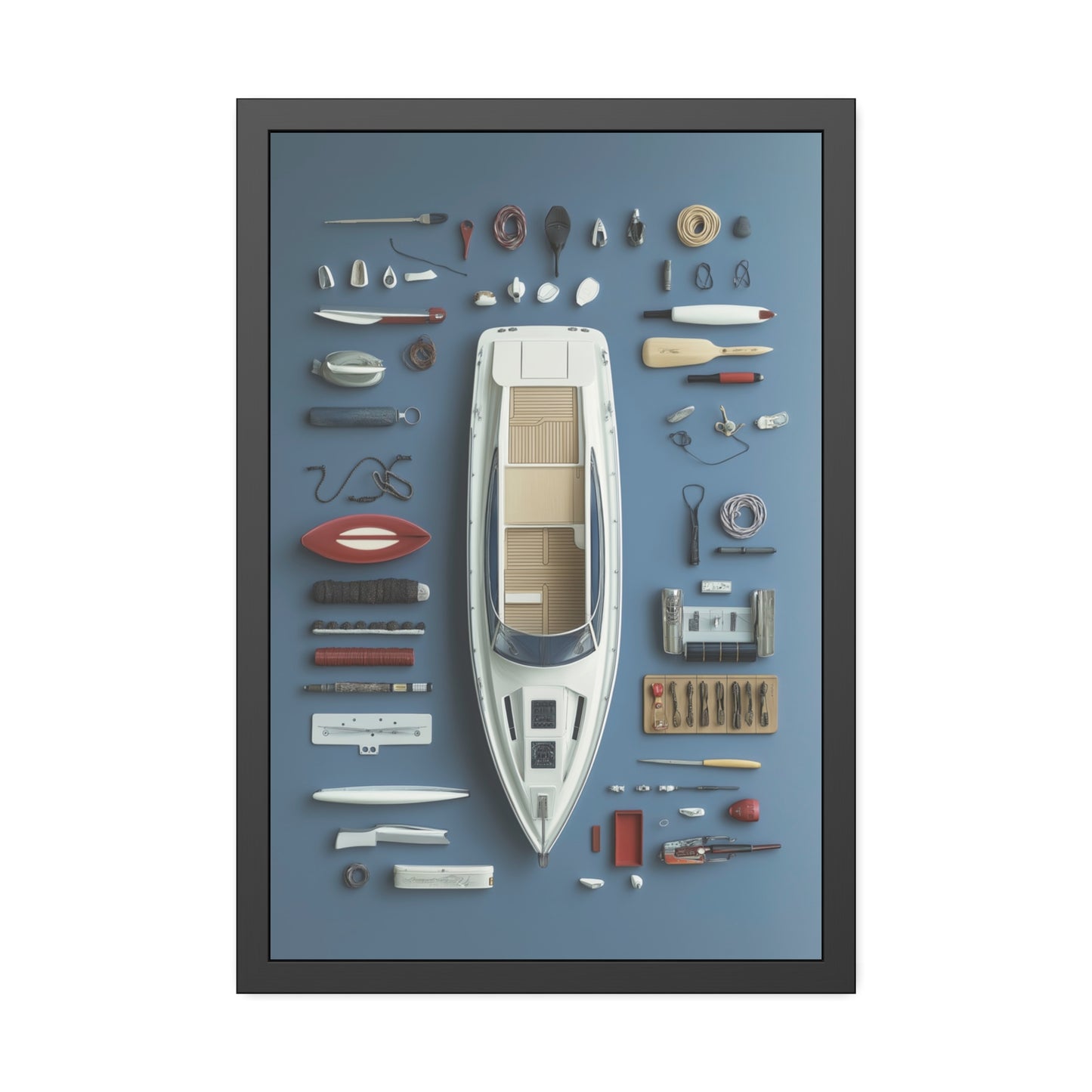 Fast Boat Framed Poster US
