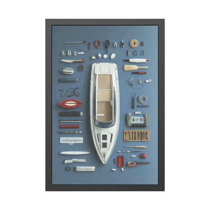 Fast Boat Framed Poster US