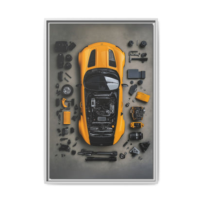 AMG GT Black Series Framed Canvas