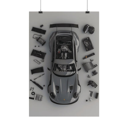 Porsche GT3RS Rolled Poster