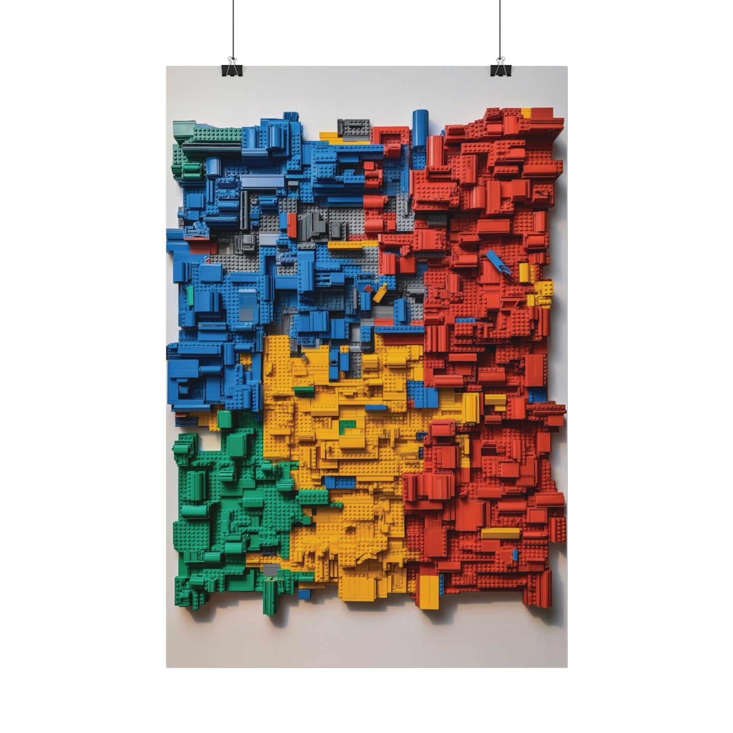 LEGO Blocks Rolled Poster