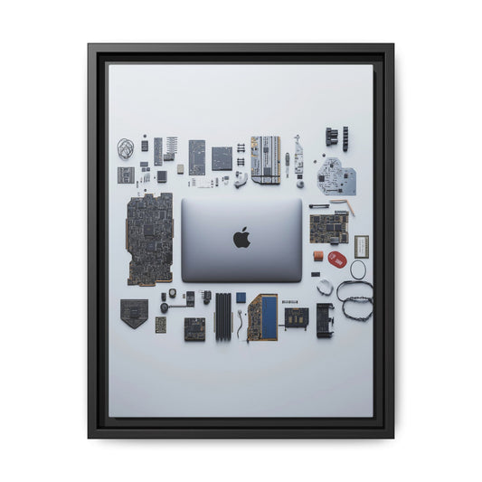 Grey Mac Framed Canvas