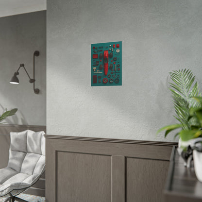 F1 Classic Van Rolled Poster