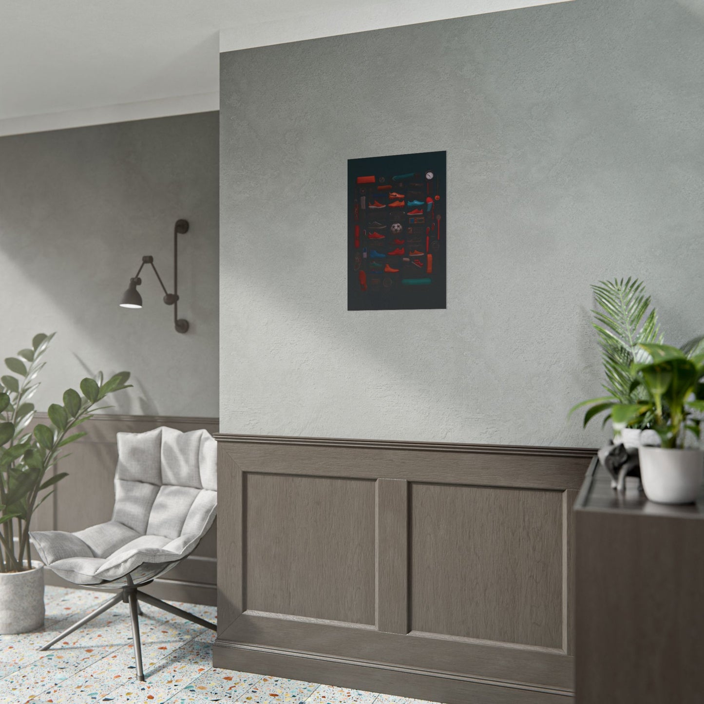 Football Cleats Rolled Poster