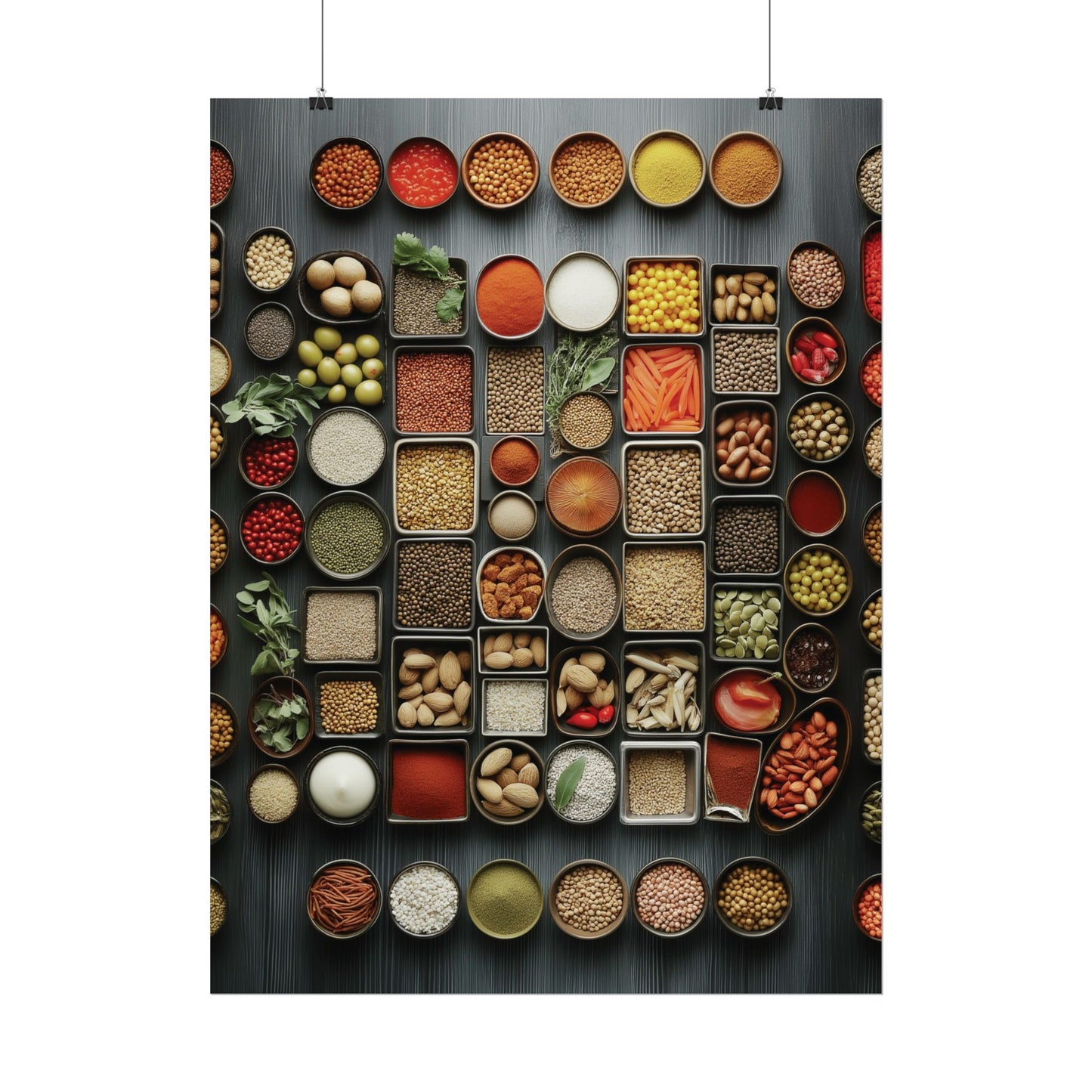 Ingredients Rolled Poster