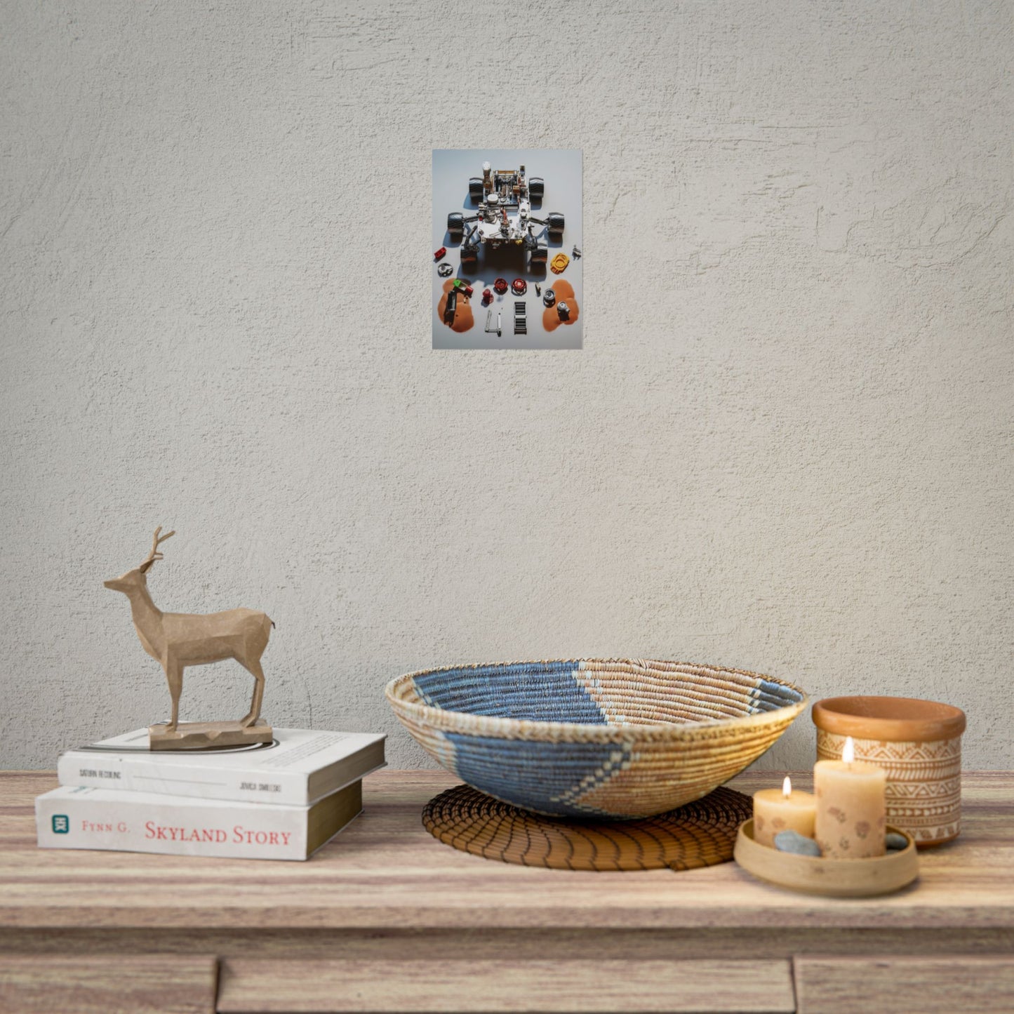 Space Rover Rolled Poster