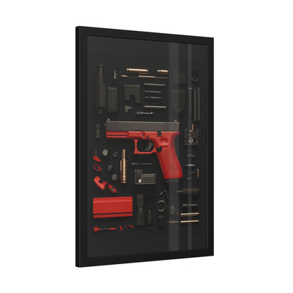 Red GunArt Framed Poster US
