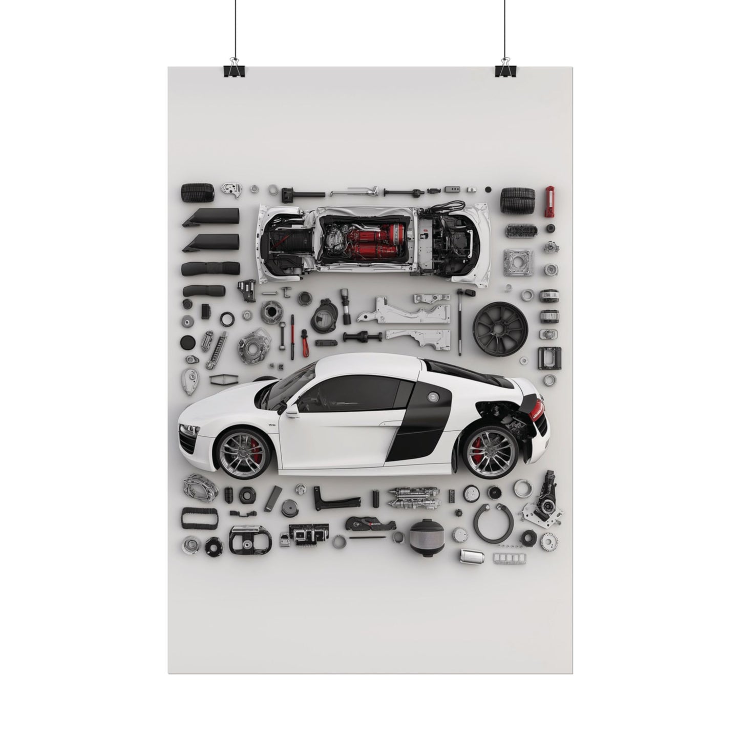 Audi R8 Rolled Poster