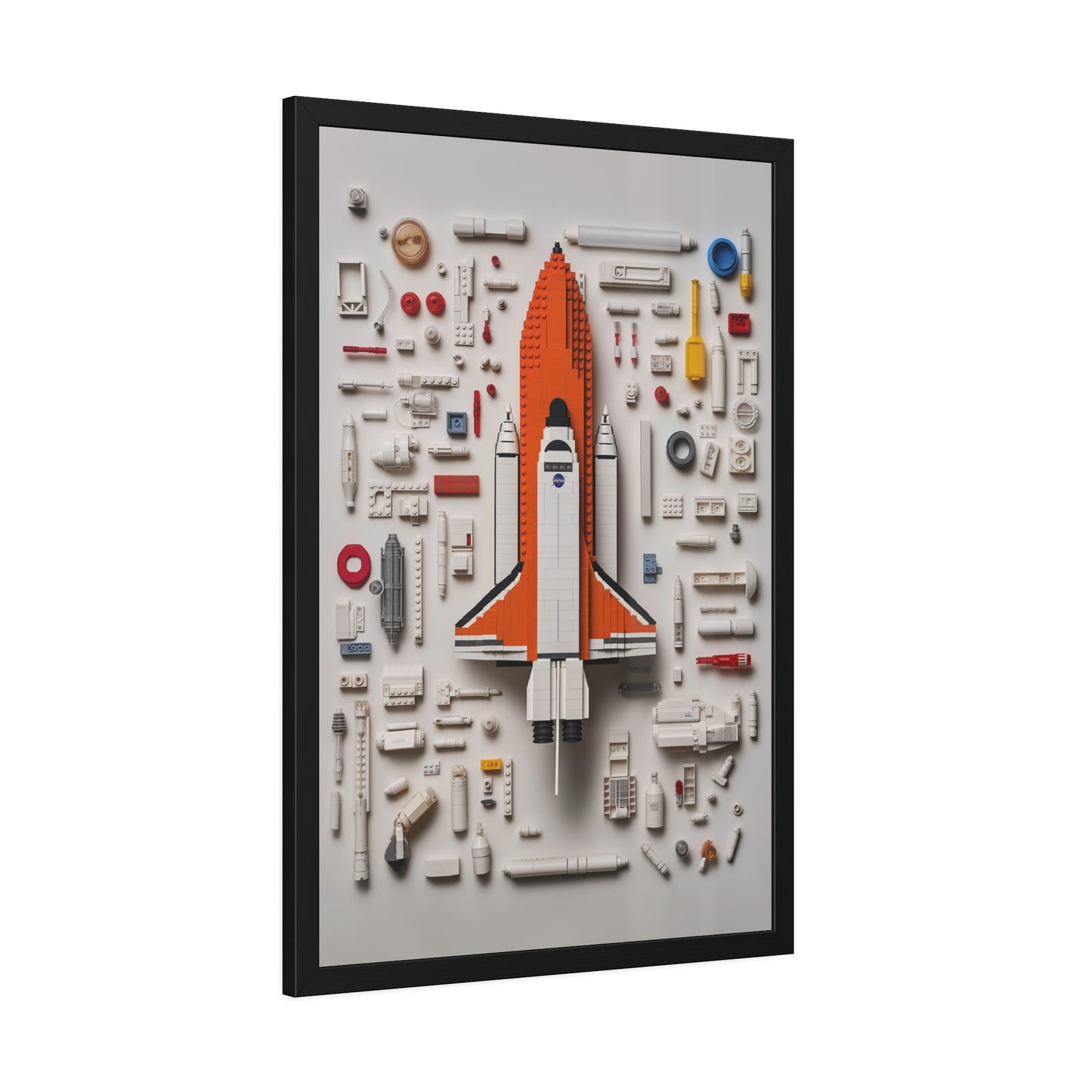 Space Shuttle LEGO Poster US