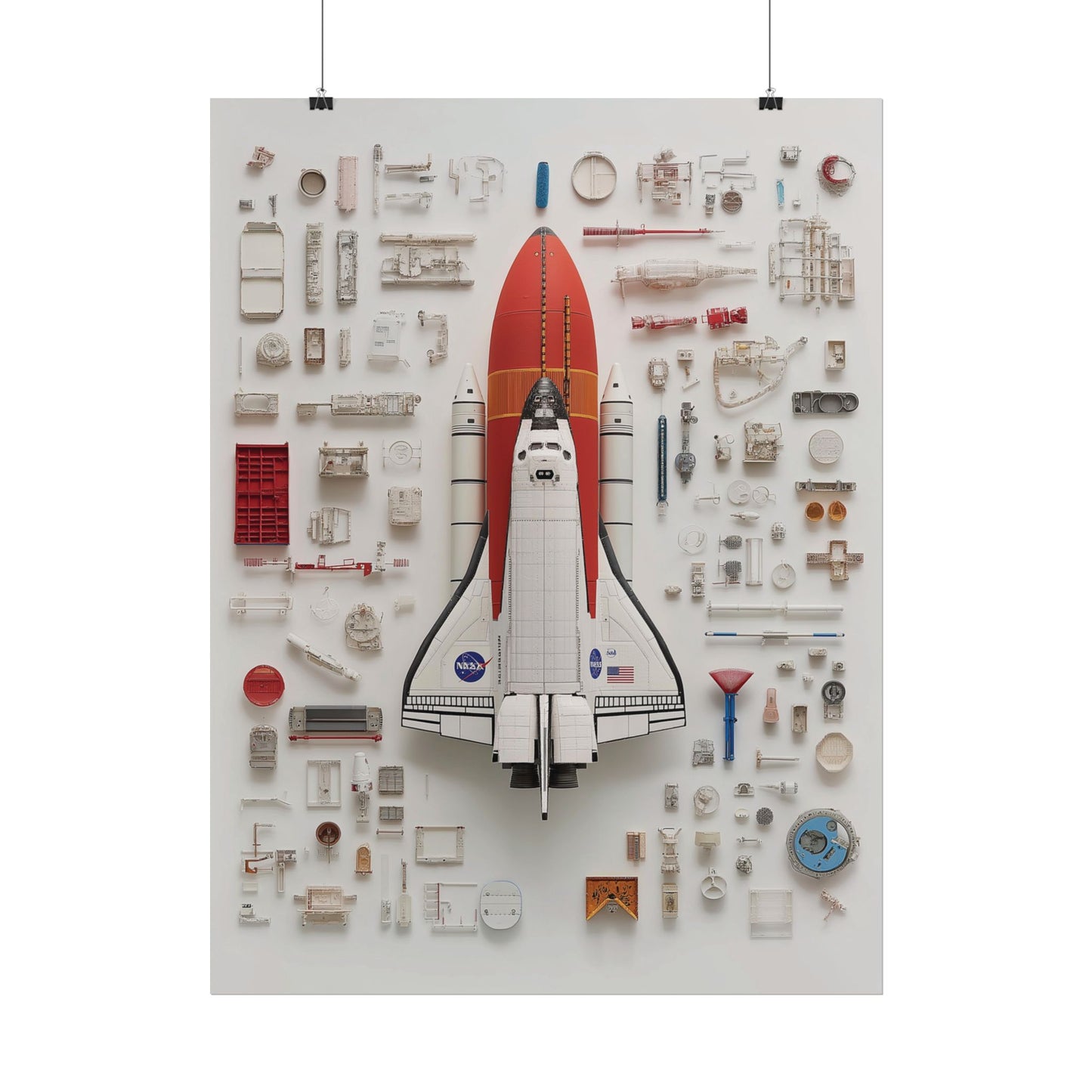 Shuttle Rolled Poster