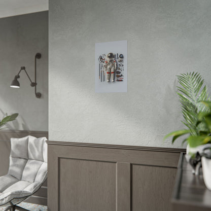 Astronaut Apollo Rolled Poster