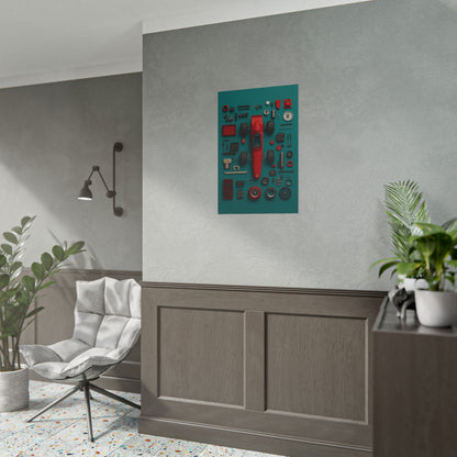 F1 Classic Van Rolled Poster