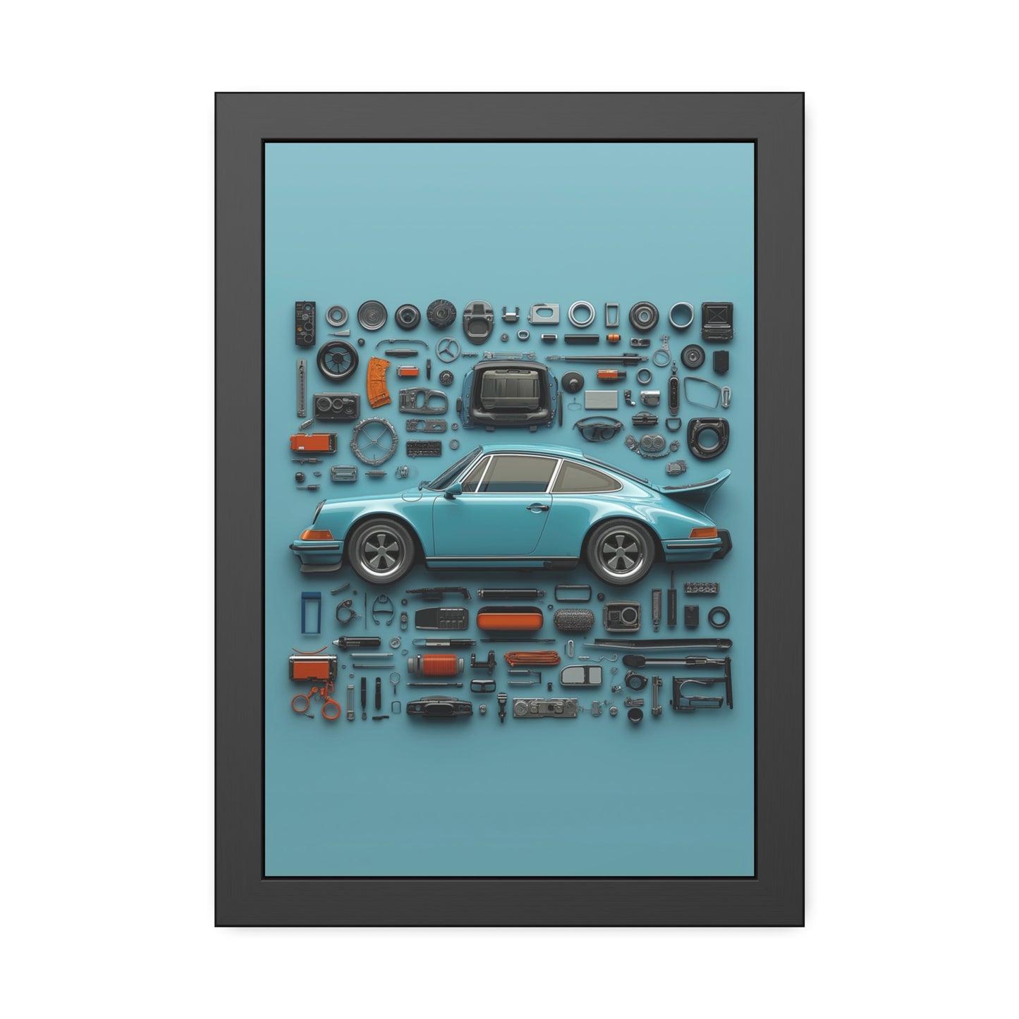 Porsche 911 G Classic Framed Poster US