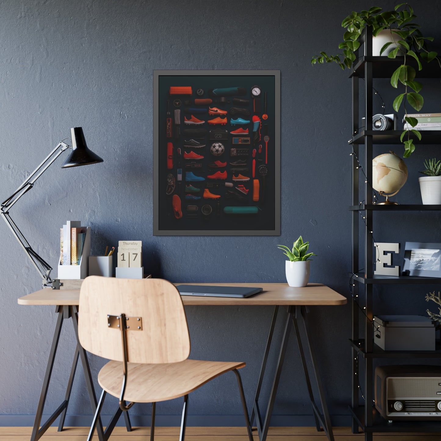 Soccer Cleat Framed Poster US