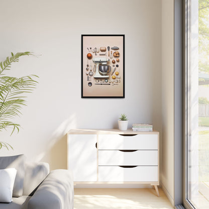 Shaker Shaker Framed Canvas