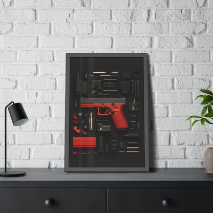 Red GunArt Framed Poster US