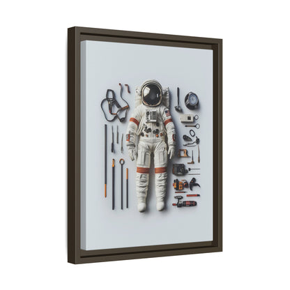 Astronaut Apollo Framed Canvas