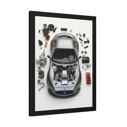 Maserati Framed Poster US