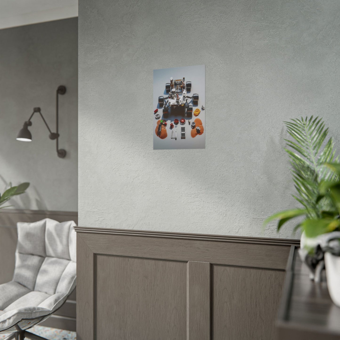 Space Rover Rolled Poster