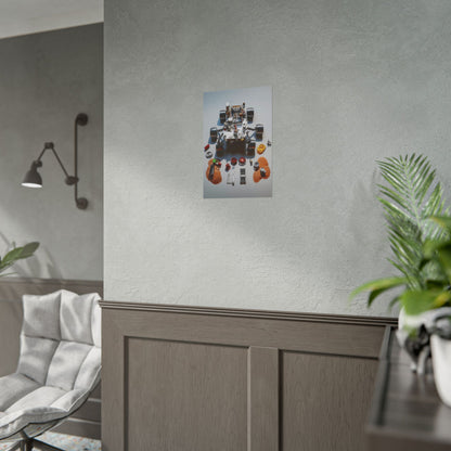 Space Rover Rolled Poster