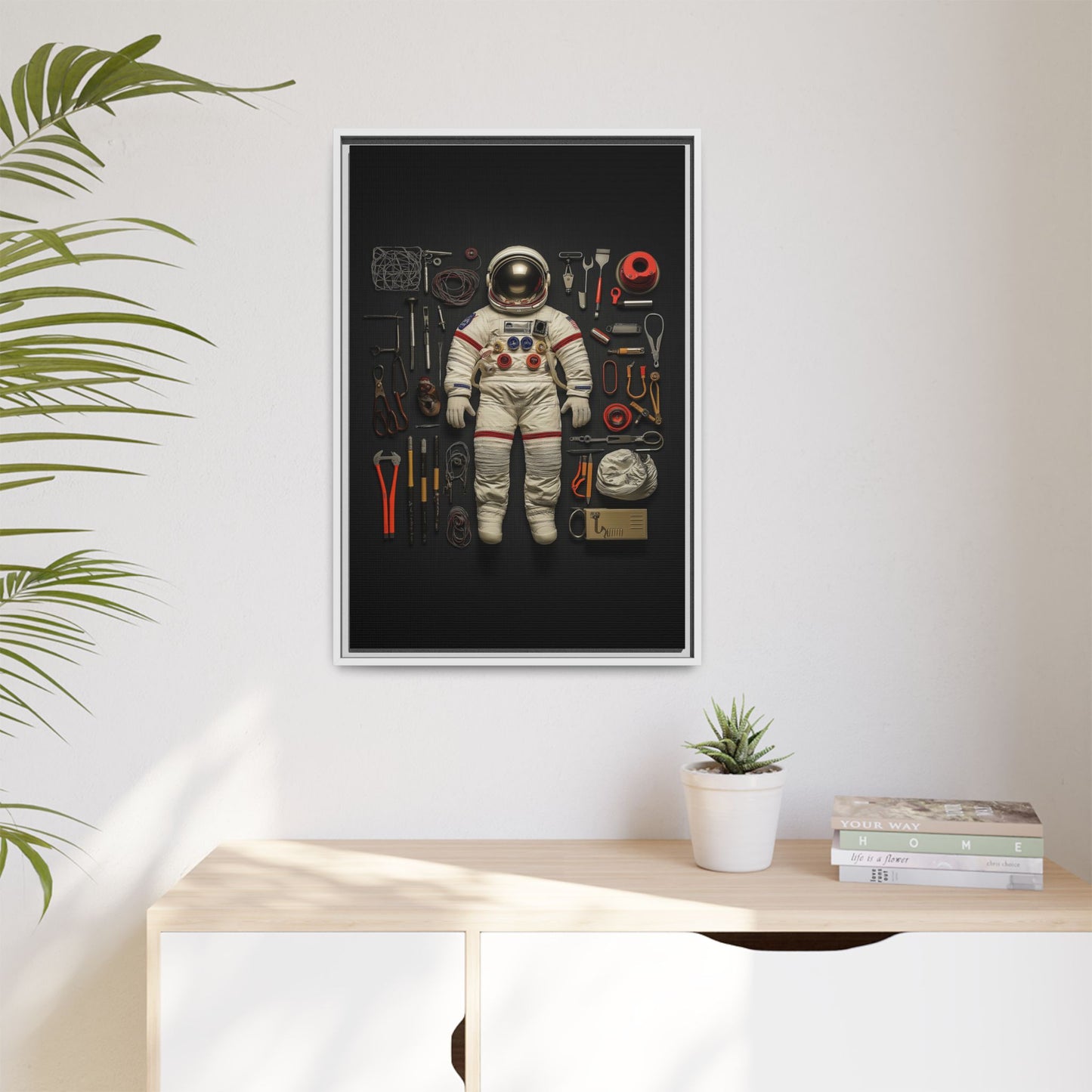 Astronaut Framed Canvas