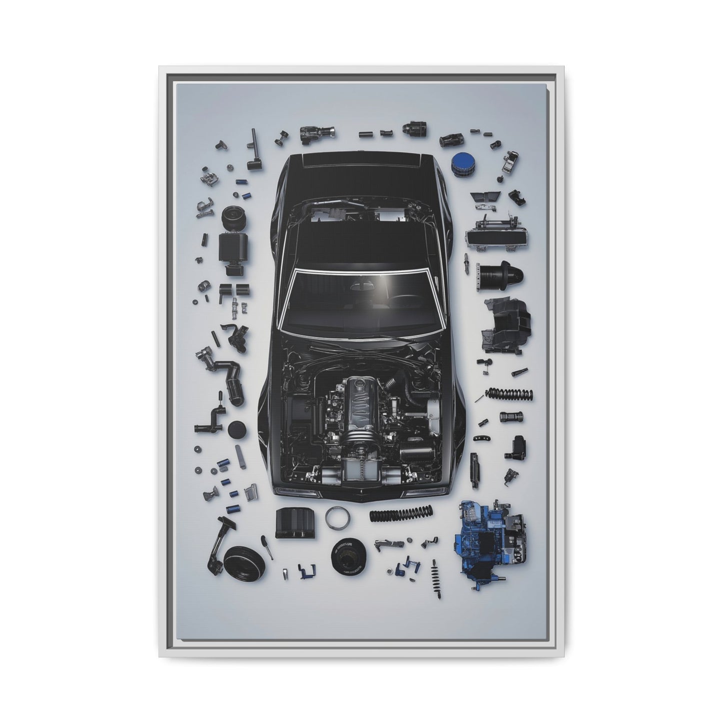 Chevrolet Chevelle SS Framed Canvas