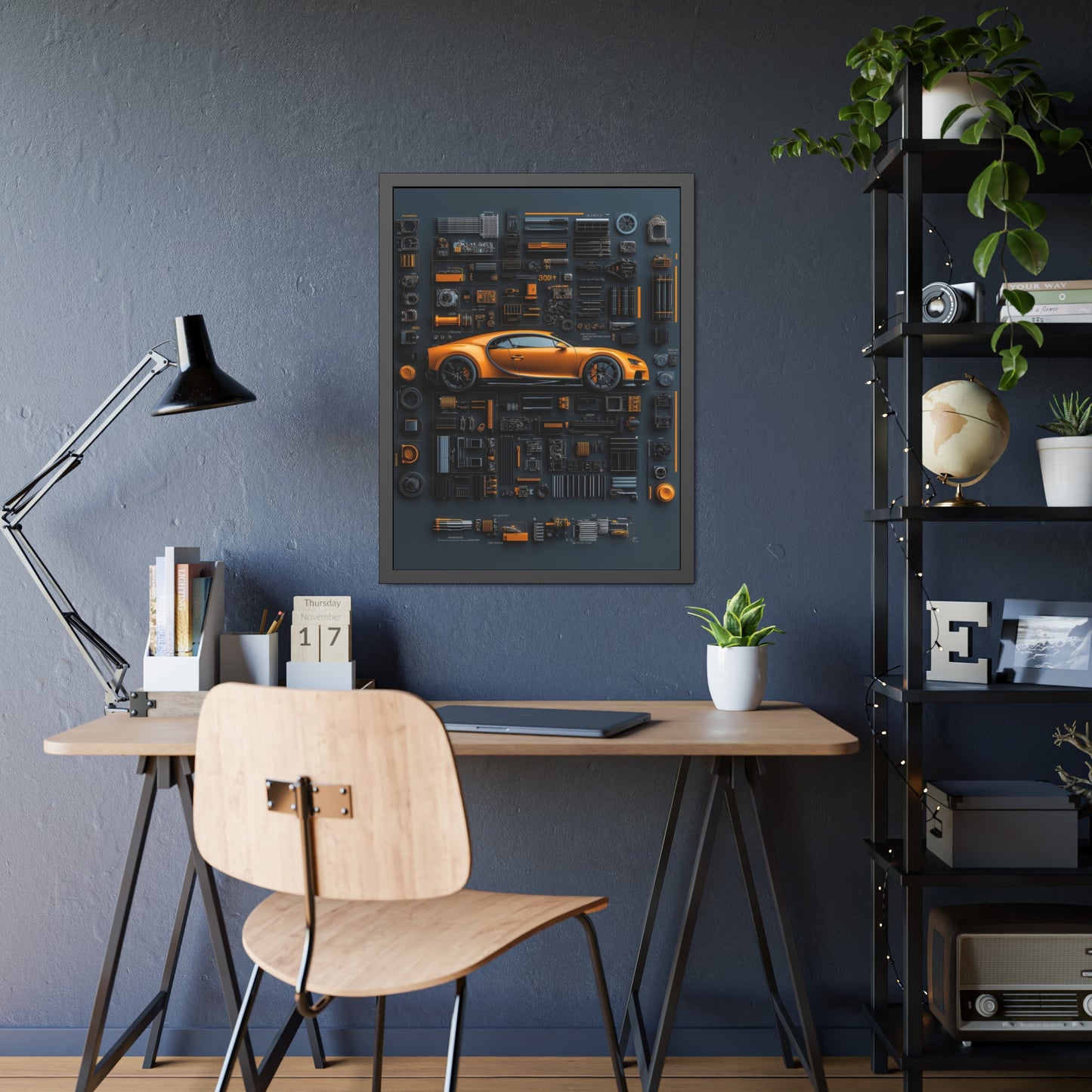 Bugatti Chiron Framed Poster US