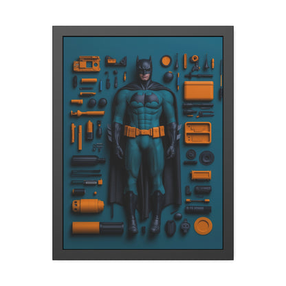 Bat man Framed Poster US