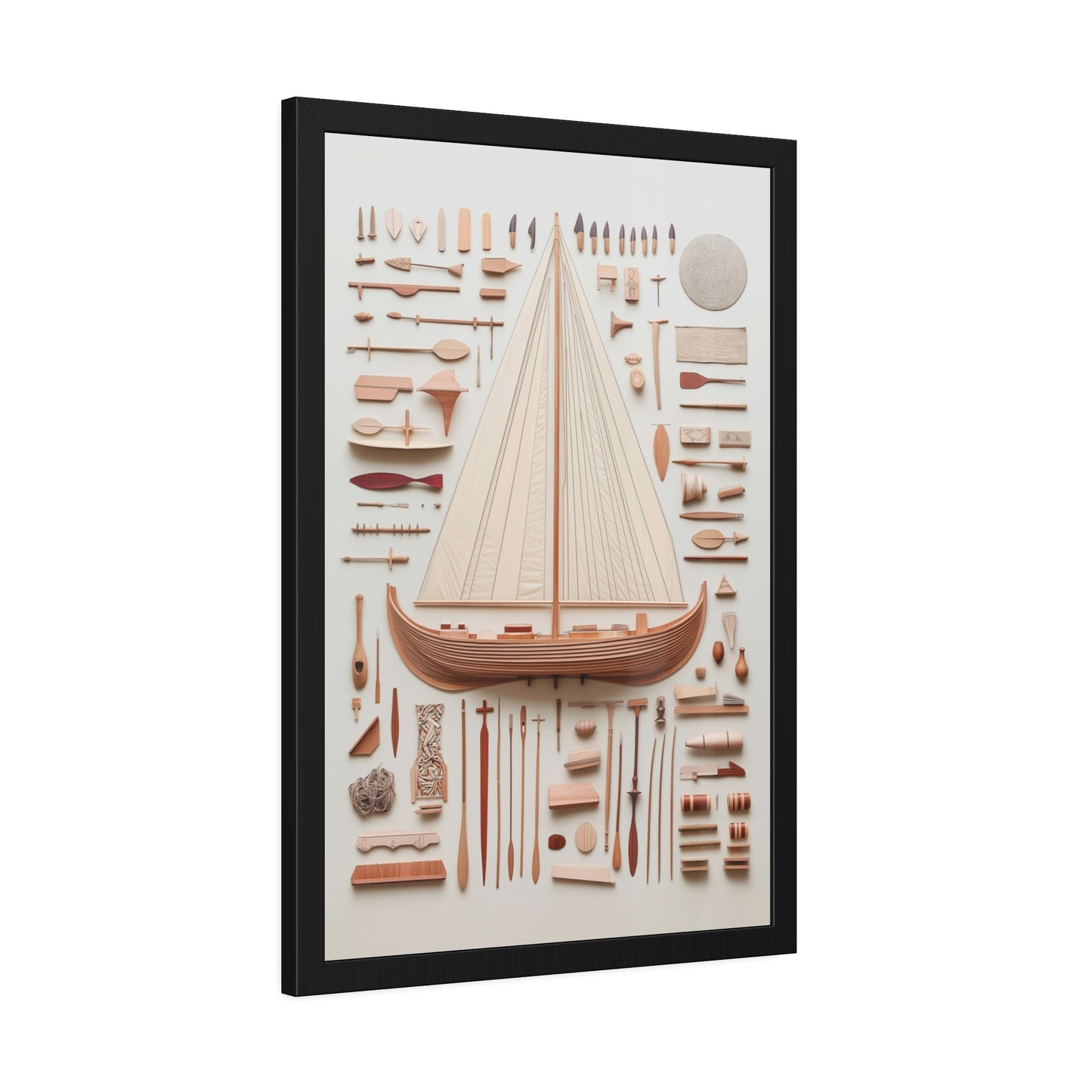 Viking Boat Framed Poster US