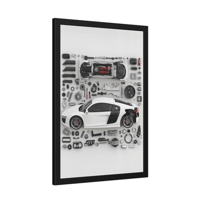 Audi r8 Framed Poster US