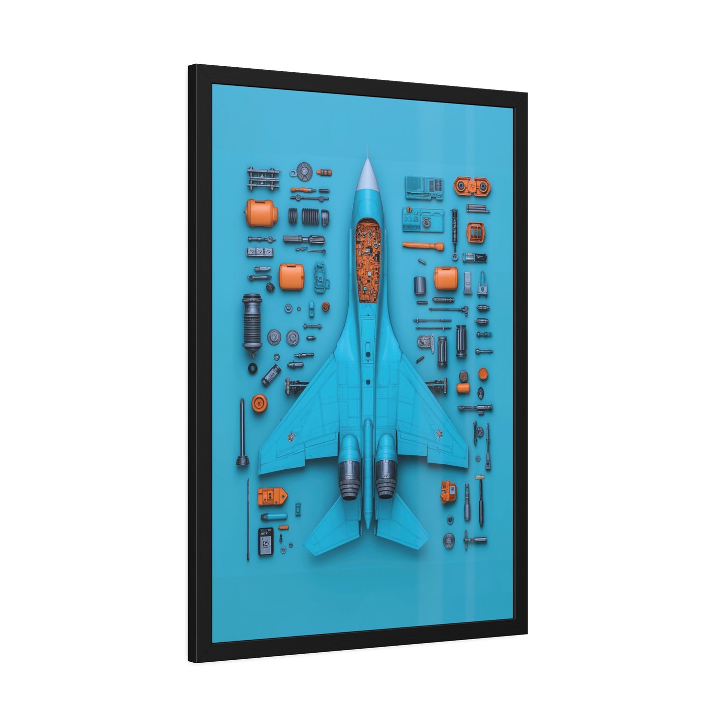 Jet Framed Poster US