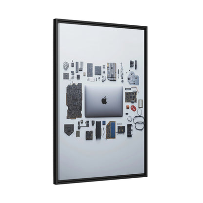 Grey Mac Framed Canvas