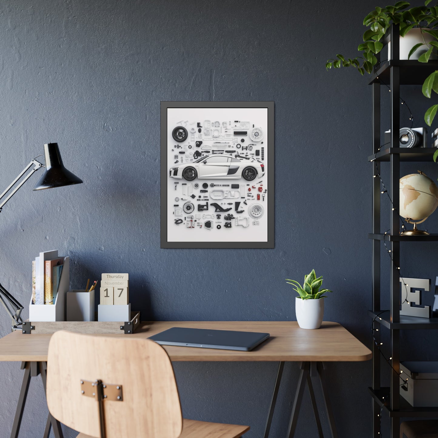 Audi R8 Framed Poster US