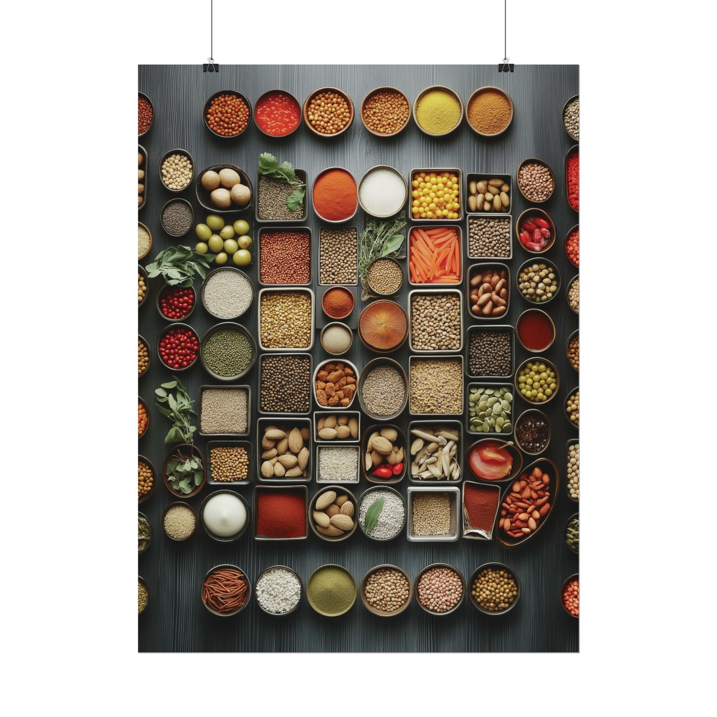 Ingredients Rolled Poster