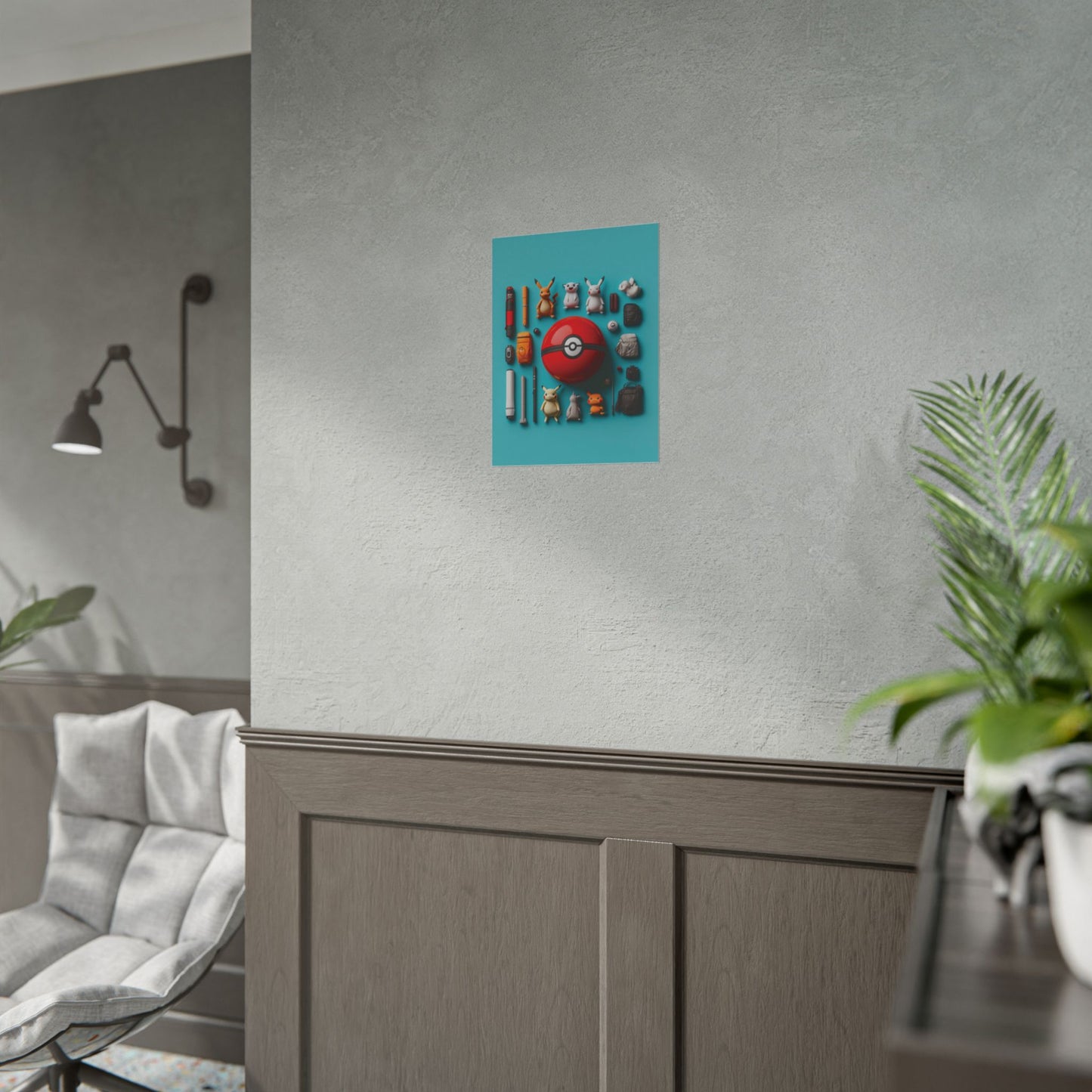 Pokemon kit Rolled Poster