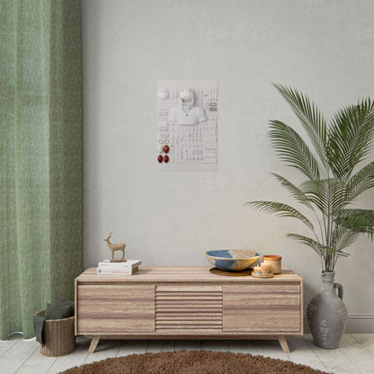 American Football Equipment Rolled Poster