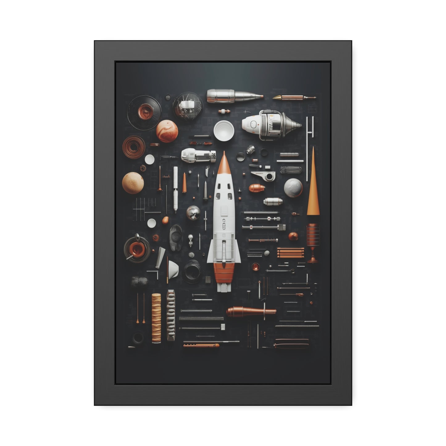 Space Project Framed Poster US