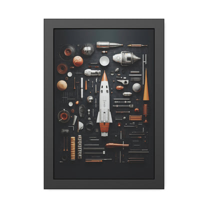Space Project Framed Poster US