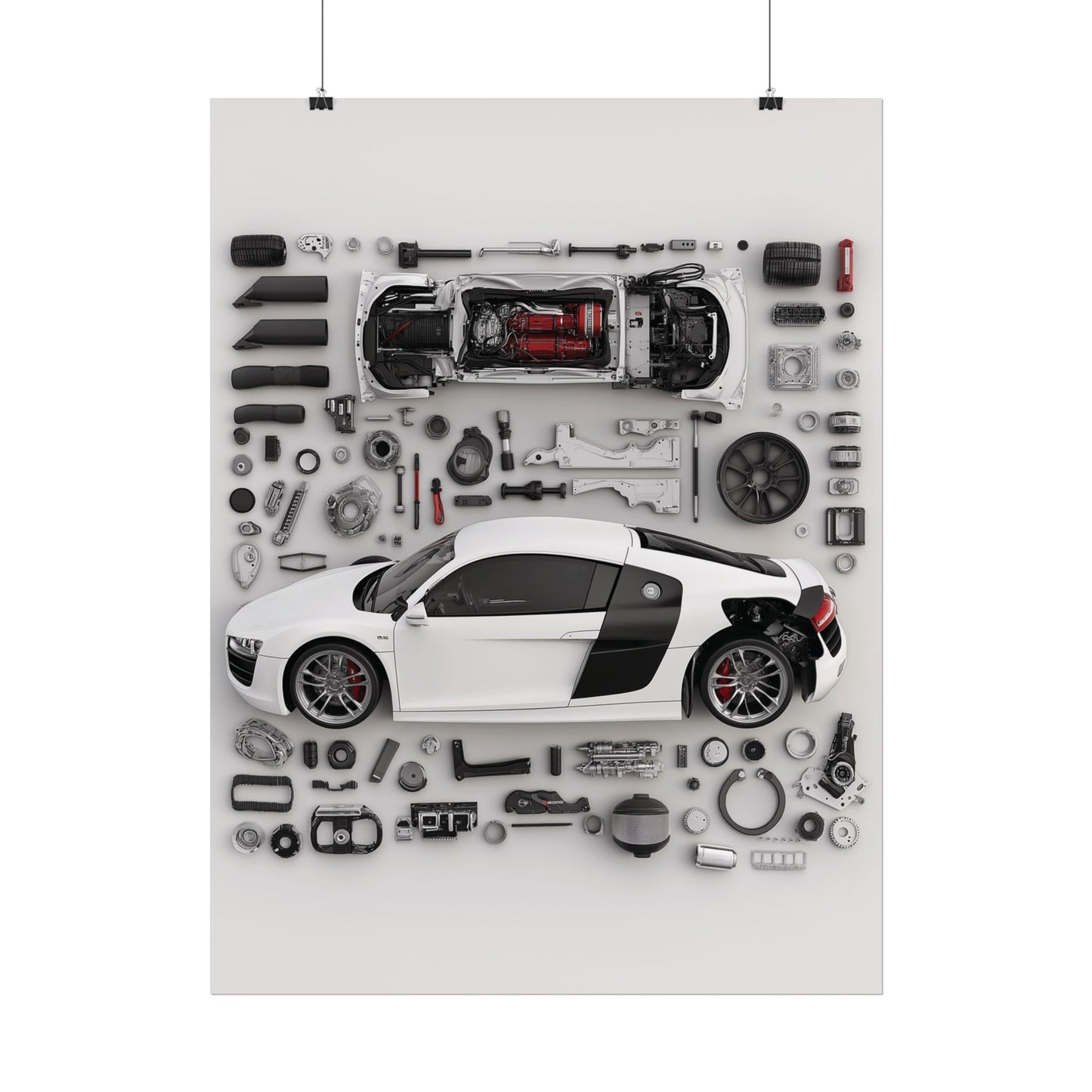 Audi R8 Rolled Poster