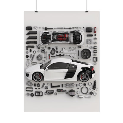 Audi R8 Rolled Poster