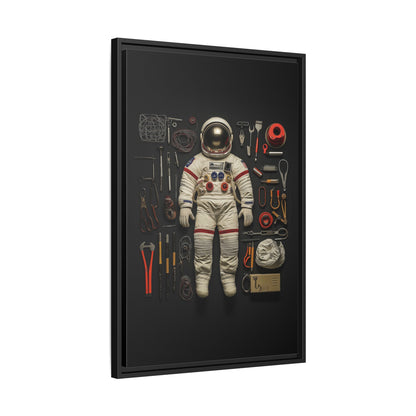 Astronaut Framed Canvas