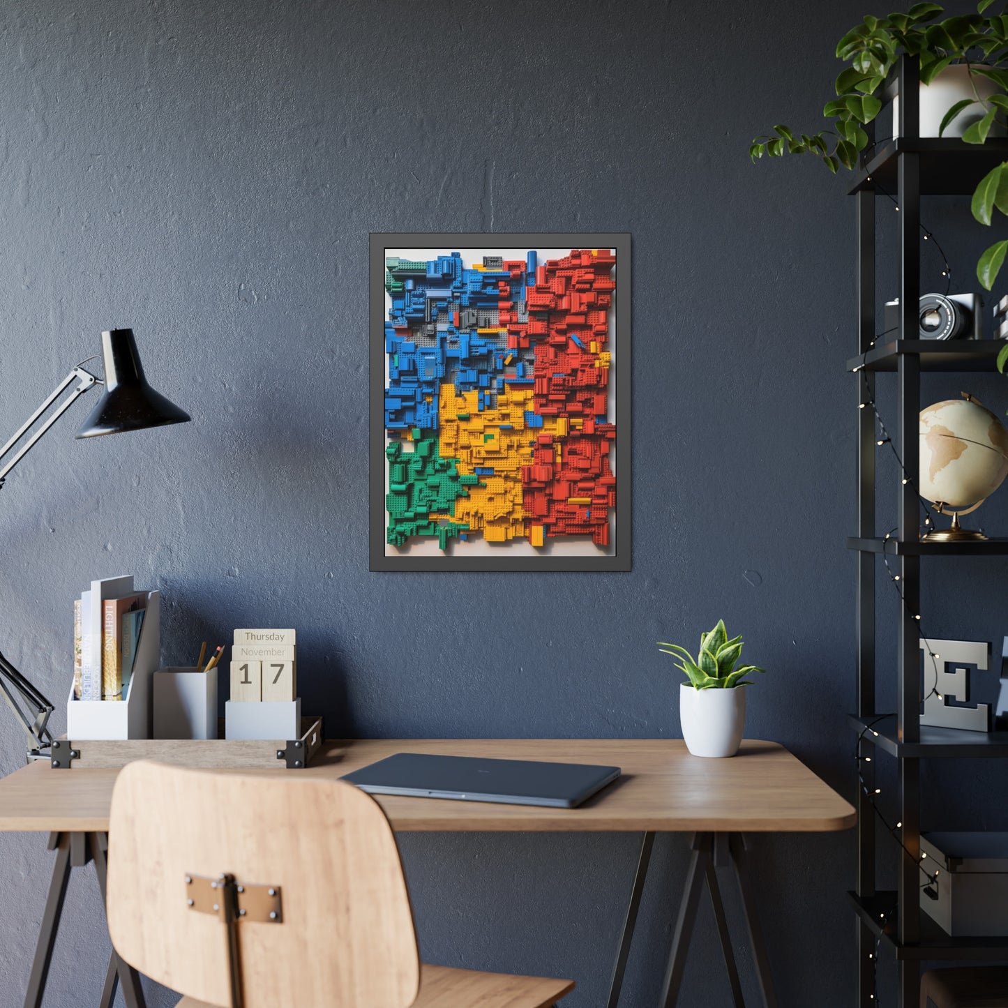 LEGO Blocks Framed Poster US