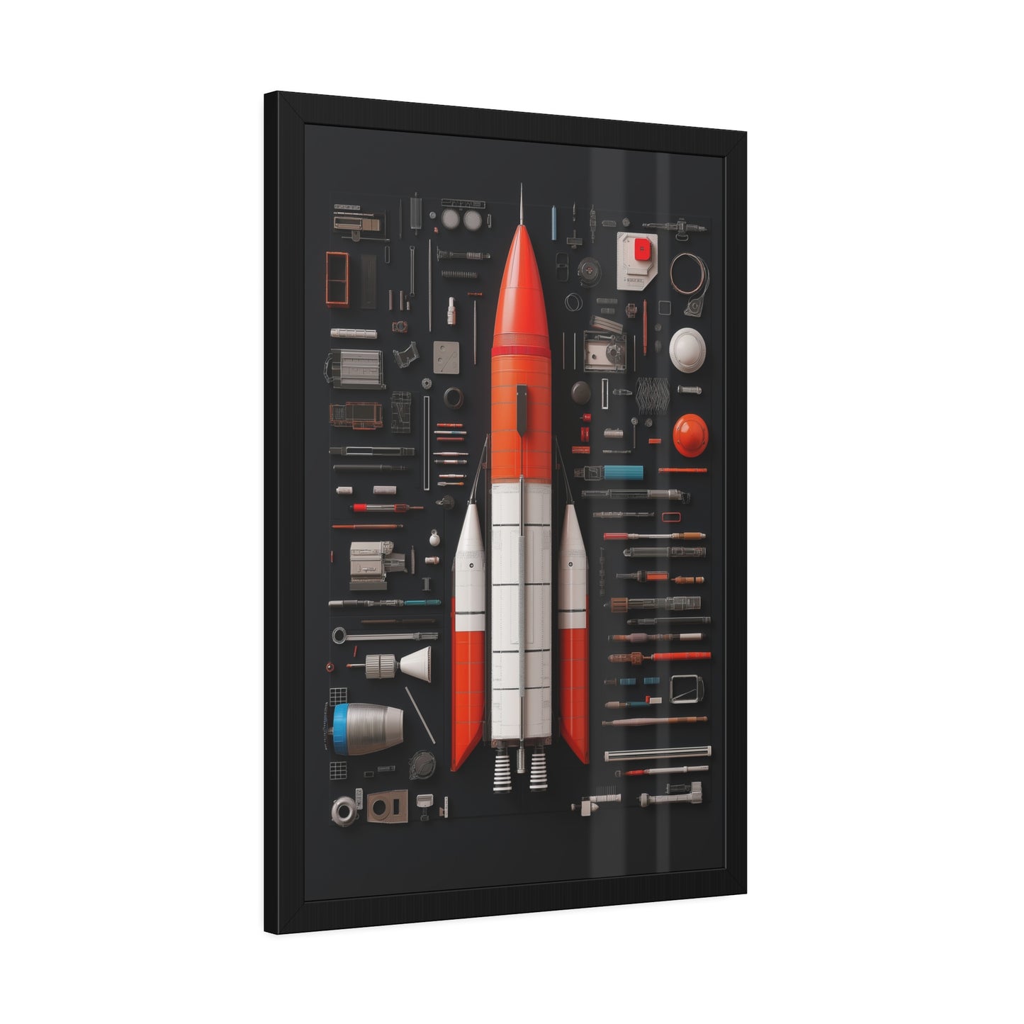 Classic Rocket Framed Poster US