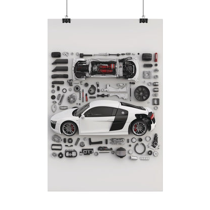 Audi R8 Rolled Poster