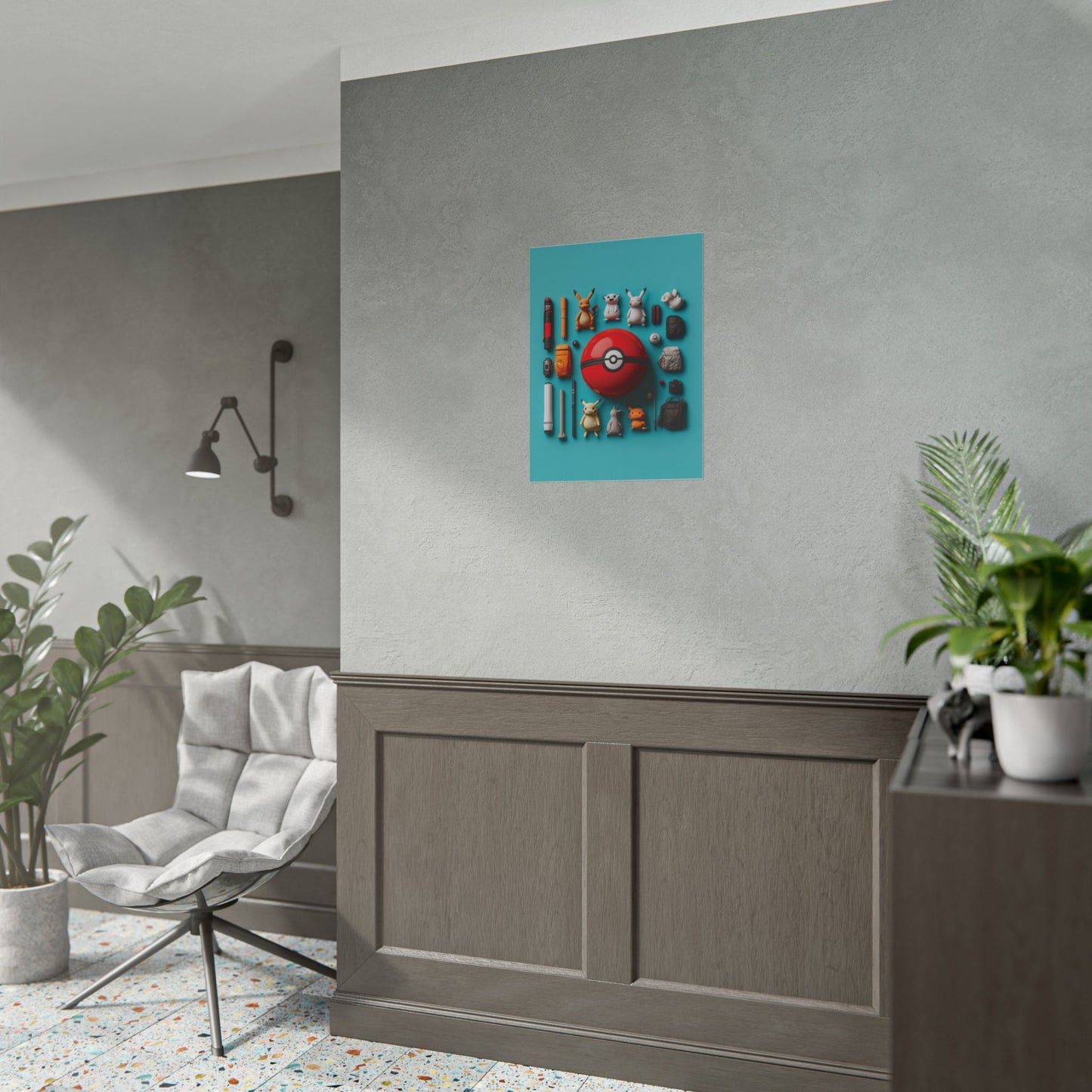 Pokemon kit Rolled Poster