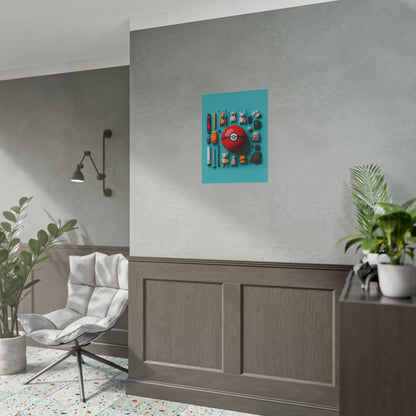 Pokemon kit Rolled Poster