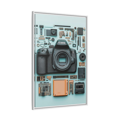 Canon Camera Framed Canvas
