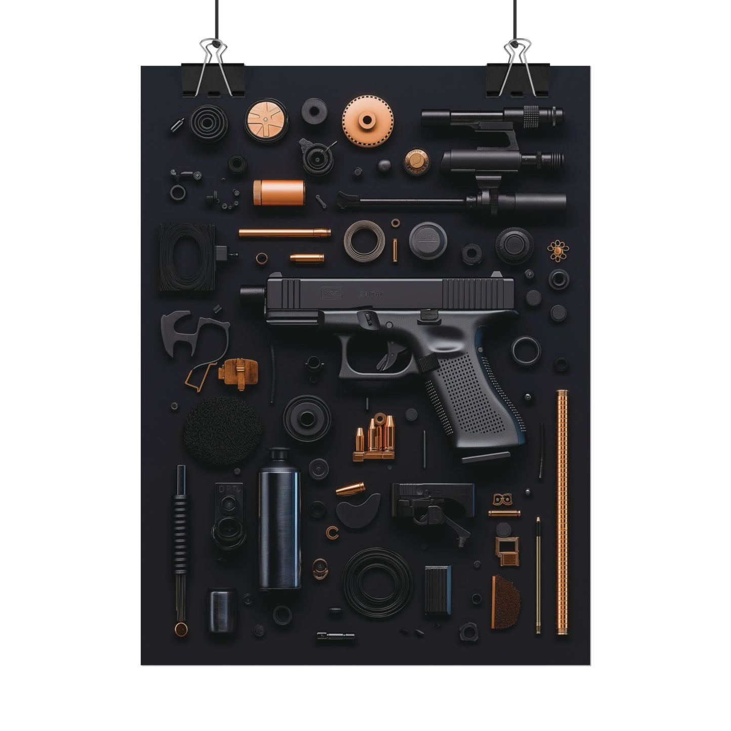Black Gun_Art Rolled Poster