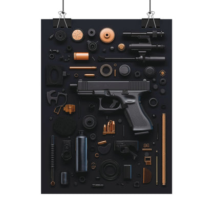 Black Gun_Art Rolled Poster